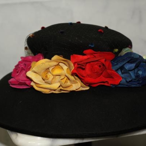 Kokin Doskin Felt Wool Multi- Color Floral Hat main image 8